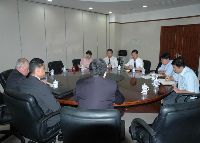 Vice President Mr. Liu Debing and Mr. Sun Weiming met the delegation from Curacao