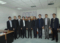 中技公司王旭升总经理陪同集团贺同新董事长视察中技公司驻乌兹别克代表处