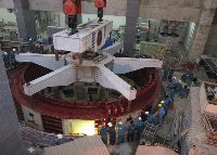 CNTIC Srepok3 Hydropower Project The Unit 2 Stator Assembling and Hoisting have been completed ahead successfully