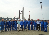 中技公司张旭副总裁检查印尼阿迪帕拉电站项目现场工程进展情况
