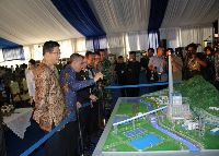 The Taking-over ceremony for PLTU1 Banten Suralaya Unit 8 is held at project Site