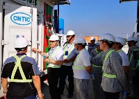 中技公司林春海董事长赴缅甸快速发电项目现场调研慰问