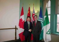 Vice President of CNTIC Xue Dongyun Visited Mayor of Ottawa