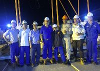  Mr.Zhang Xu，vice president of CNTIC, went to Adipala1 power plant project in Indonesia to guide the work of performance test.