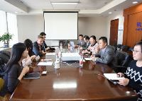 Chief Accountant of CNTIC Zhang Xiaoying Met with Guests from Deutsche Bank 
