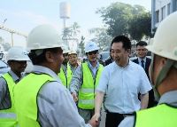 Ambassador Zhang Zuo Inspects CNTIC’s Ashuganj (East) Power Station Project in Bangladesh