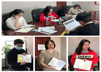 Genertec CNTIC holds monthly follow-up meeting/book sharing meeting for new employees.